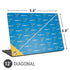 NHL St. Louis Blues Pattern Universal Laptop 12in (9.8 x 6.8in) Skin